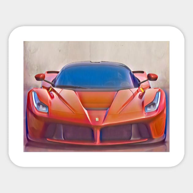 Ferrari LaFerrari Sticker by d1a2n3i4l5